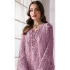 Shop Lavender Embroidered Pakistani Suit in Plus Size - 217780