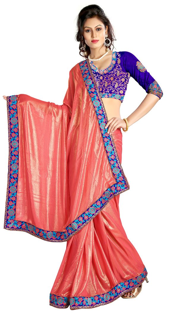 Traditional Sarees in Chiffon and Mehendi Green Color | FH394164333