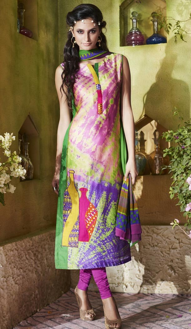 Multiple Color Kora Silk Readymade Suits Online Designs | FH430168410