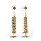 Gold Brown Gold Color American Diamond Fashion Drop Earring | FH503076848