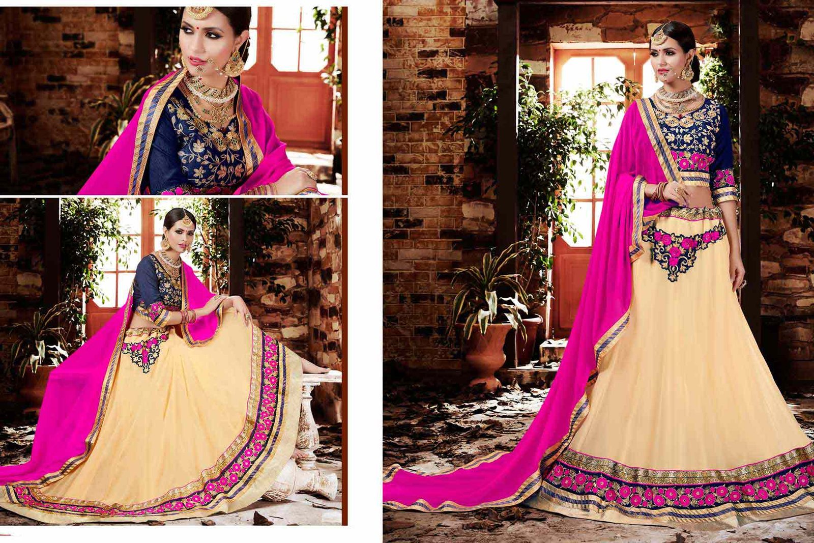 Beige Color Georgette Circular Style Occasional Wear Lehenga Choli | FH529780048