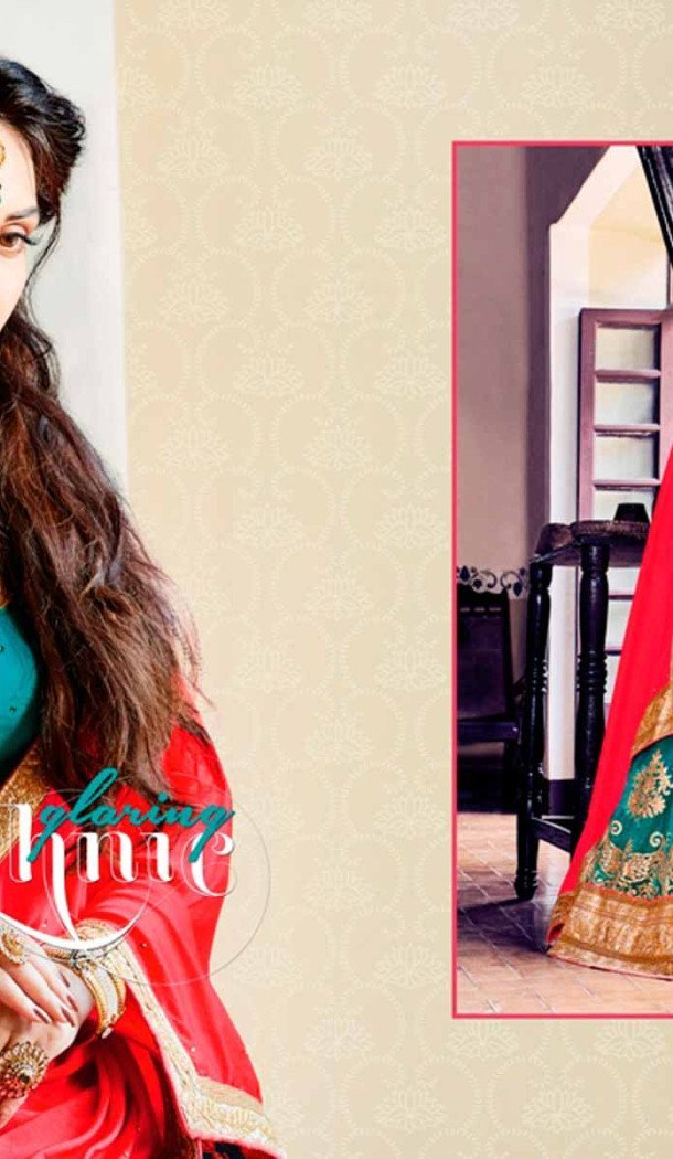 Embroidery Traditional Wear Lehenga Choli in Net and Aqua Blue Color | FH531780366
