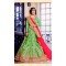 Embroidery Traditional Wear Lehenga Choli in Net and Parrot Green Color | FH531780368