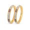 Maroon Green Stone color Brass Fashion Polki Bangles | FH55163921