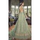 Dazzling Light Green Color Butter Fly Net Designer Wear Salwar Kameez | 358442434