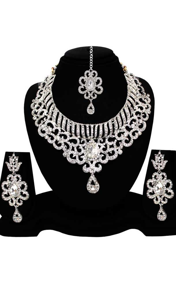 Women's Art Silver Color Alloy Imitation Necklace | 368043888