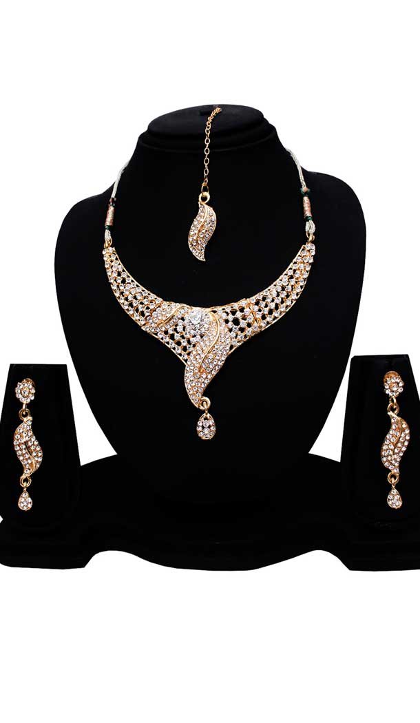 Fashion Silver Color Alloy Imitation Necklace | 368043899