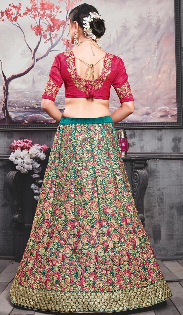 Red Color Thai Silk Traditional Designer Lehenga Choli - 409649585