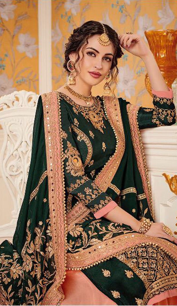 Shalwar kameez eid black pakistani indian designer salwar sari abaya suit uk 22 