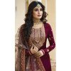 Magenta Color Satin Georgette Eid Special Salwarkameez