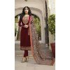 Magenta Color Satin Georgette Eid Special Salwarkameez