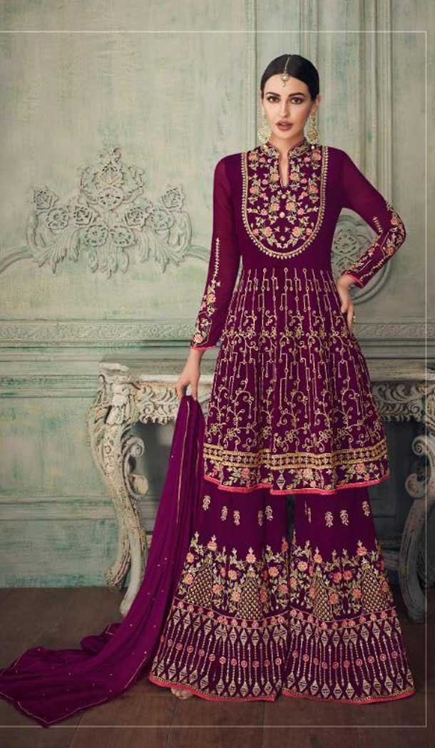 sharara dress design pakistani 2019