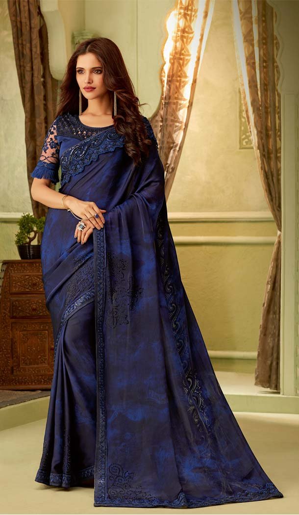 latest saree trends for party wear