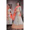 Grey Color Self Jacquard Traditional Wear Lehenga Choli -707988009