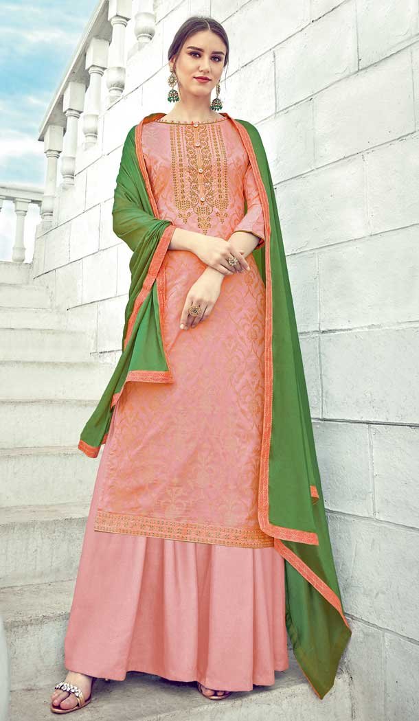 pure banarasi jacquard palazzo suit set pure banarasi jacquard palazzo suit set