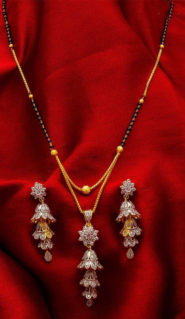 Exotic Love Pendant Alloy Imitation Mangalsutra -706387889
