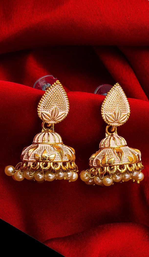 Fascinating Gold Color Alloy Imitation Fashion Earring -758393567