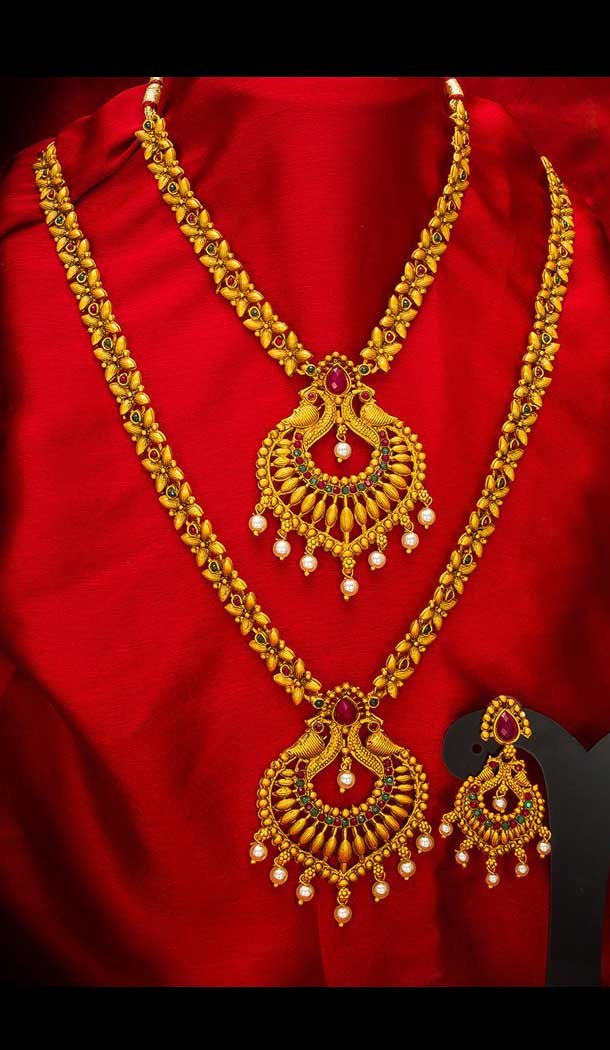 luscious golden color alloy imitation jewellery necklace set -758493591 luscious golden color alloy imitation jewellery necklace set -758493591