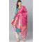Unique Rani Pink Color Banarasi Silk Designer Dupatta -743591957