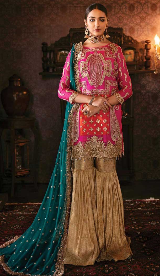 Pink Color Georgette Party Wear Pakistani Designer Salwar Kameez -799797618