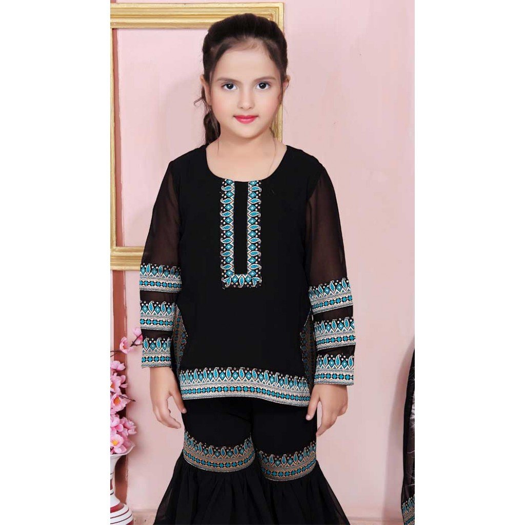 sharara lace design