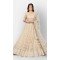 Beige Color Soft Net Designer Bridal Wedding Wear Lehenga Choli -803124753