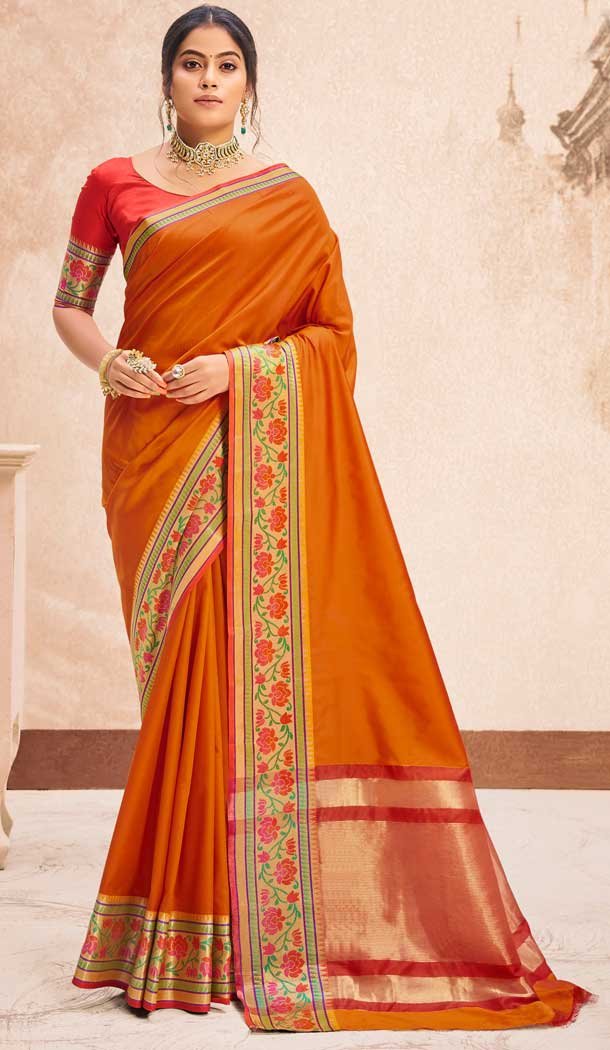 Scintillating Musterd Color Silk Classic Casual Party Wear Saree Blouse -1973135021