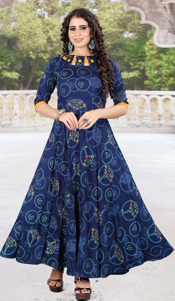 kurti blue color