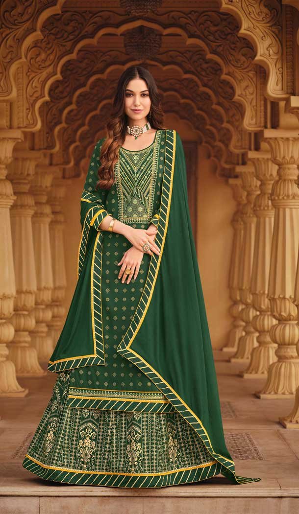 Heavy lehenga suit sale