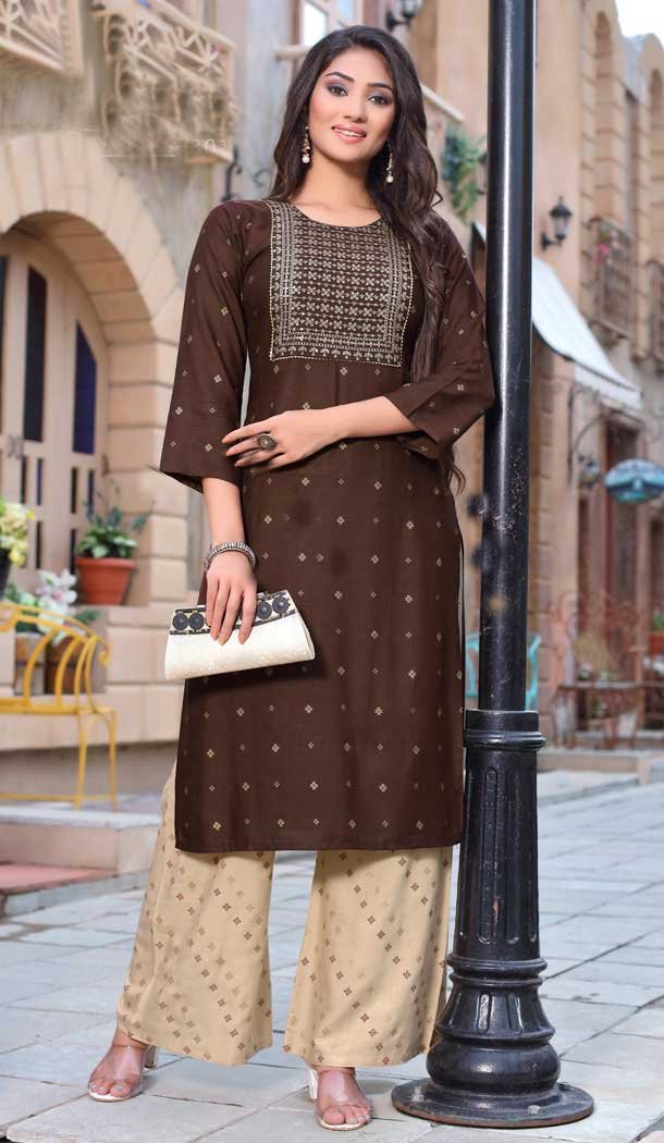 Rayon slub kurtis discount