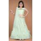 Light Green Color Heavy Net Handwork With Kids Girls Party Wear Lehenga Choli -4471154842