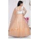 Peach Color Embroidered Net Kids Girls Lehenga Choli -4472154844 