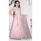Light Pink Color Embroidered Net Kids Girls Lehenga Choli -4472154846