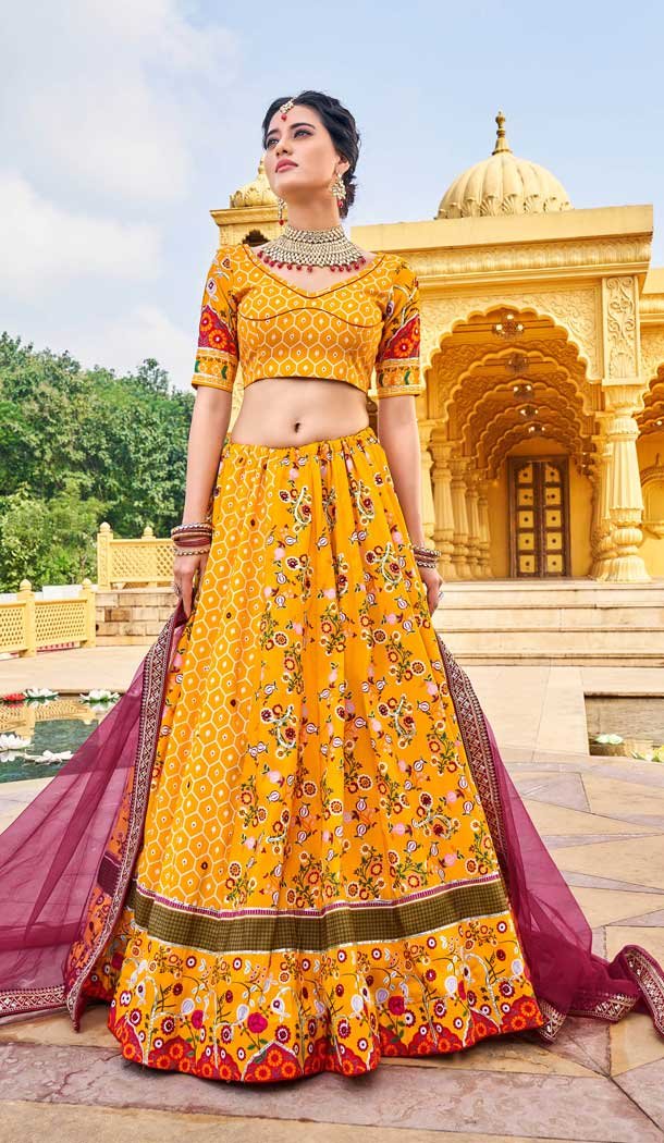 Designer party wear lehenga choli on sale