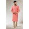 Pink Color Art Silk Printed Work Traditional Wear Men's Kurta Pajama -508219703