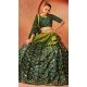 Green Color Velvet Embroidery Designer Sangeet Wear Lehenga Choli -5511162565