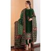 Green Color Fox Georgette Embroidery Work Pakistani Style Salwar Kameez -5536162847