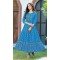 Blue Color Pure Rayon Foil Print Work Party Wear Readymade Kurti -5789164624
