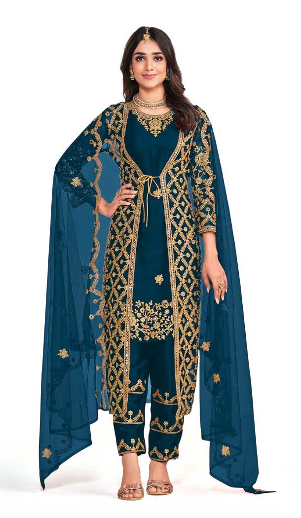 Buy Indian Party Wear Plus Size Salwar Kameez Online for Women Heena Style