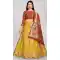 Banarasi Silk Yellow Color Jacquard Work Traditional Party Wear Lehenga Choli -6334168807