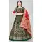 Banarasi Silk Jacquard Work Green Color Traditional Wear Lehenga Choli -6336168815