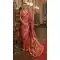 Red Color Pure Patola Heavy Sparkal Work Designer Plus Size Saree -6340168845