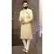 Yellow Color Silk Designer Men's Wear Indo-Western Plus Size Shewani -6357169034