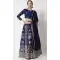 Banarasi Silk Jacquard Work Navy Blue Color Traditional Wear Lehenga Choli -6380169229