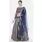 Gorgeous Banarasi Silk Blue Color Jacquard Work Party Wear Plus Size Lehenga Choli -6389169280