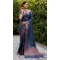 Soft Silk Weaving Work Blue Color Traditional Party Wear Women Saree -6395169315
