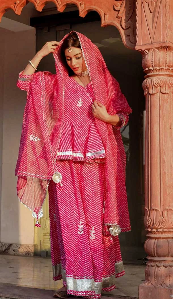 Cotton Thread Work Pink Color Designer Wear Women Lehenga Choli -6504170115