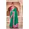 Soft Banarasi Silk Jacquard Work Rama Green Color Traditional Indian Sarees -6528170348