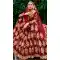 Embroidery Heavy Velvet Bridal Wear Women Lehenga in Maroon Color -6535170391
