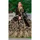 Embroidery Heavy Velvet Bridal Wear Women Lehenga in Black Color -6535170393